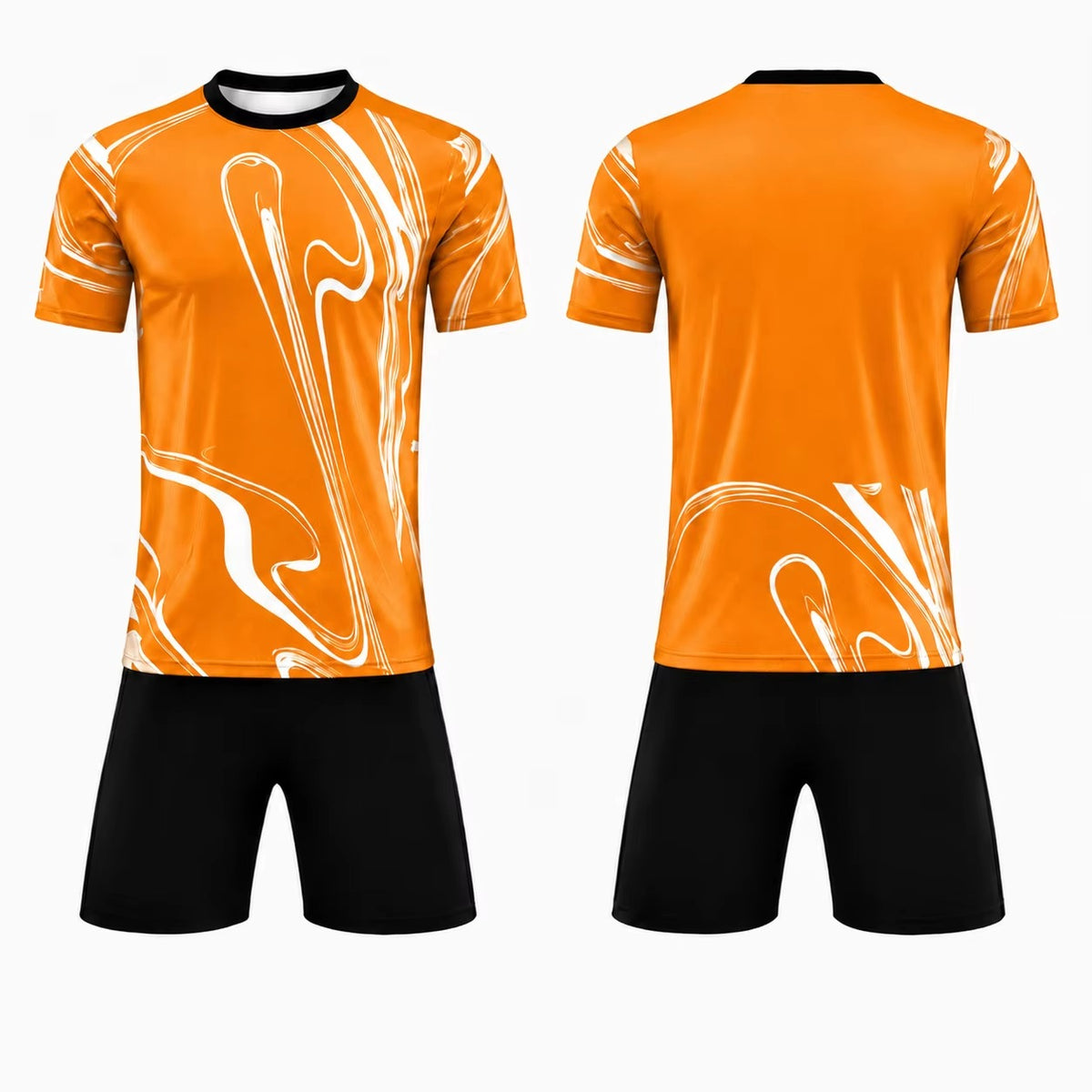 Unisex Breathable Fully Printed Quick-Dry Football Sports Uniform Kit