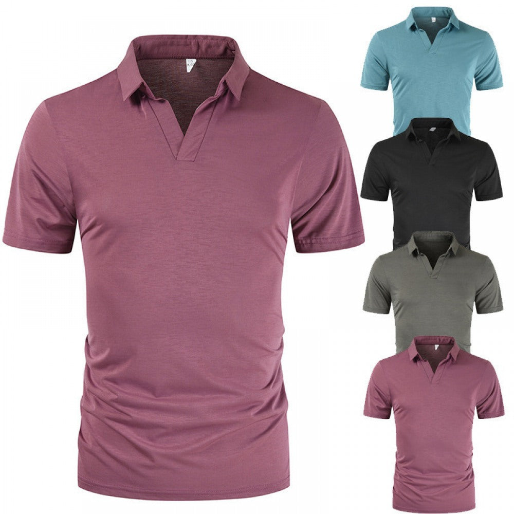 Men's Summer Lapel Plus Size T-Shirt 30