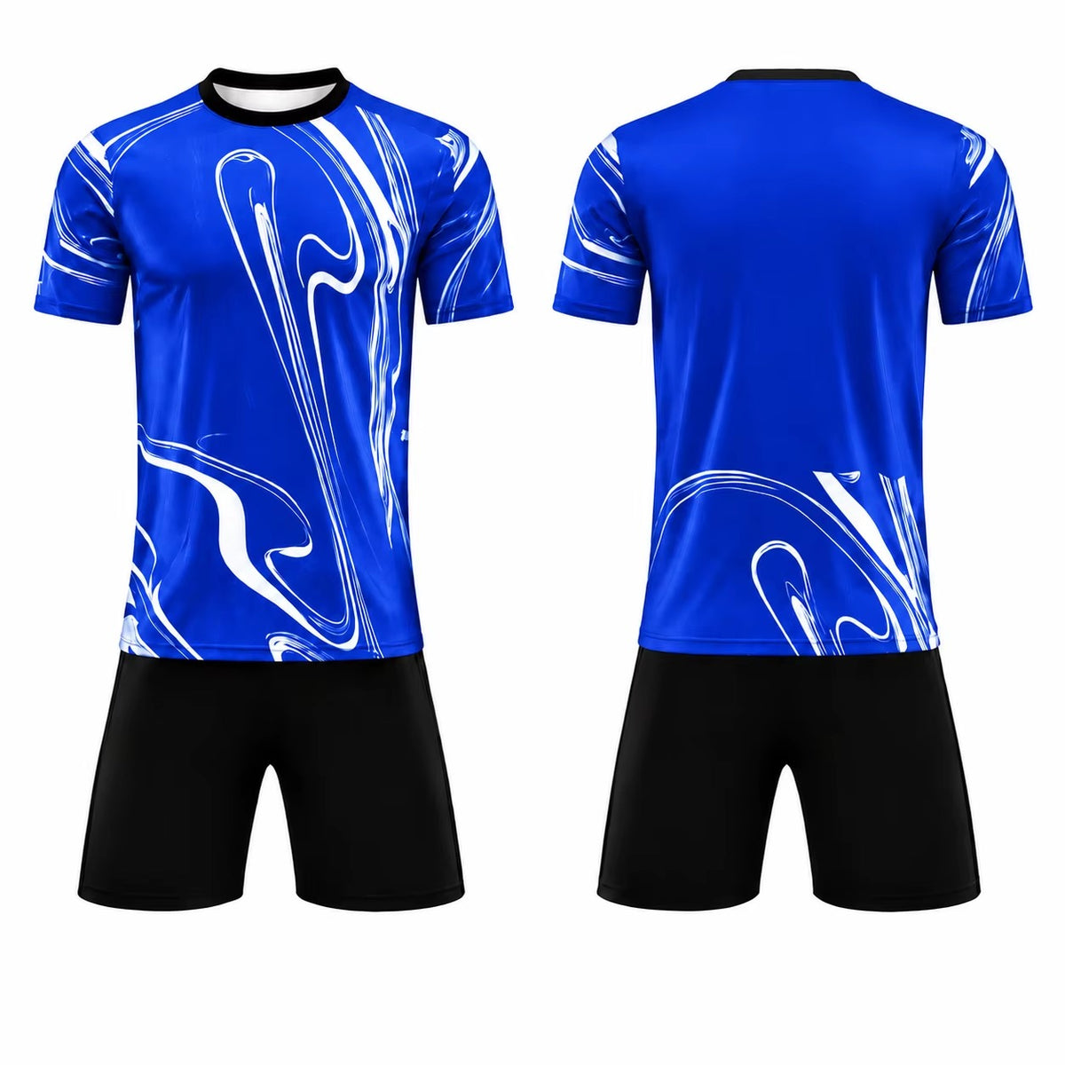 Unisex Breathable Fully Printed Quick-Dry Football Sports Uniform Kit
