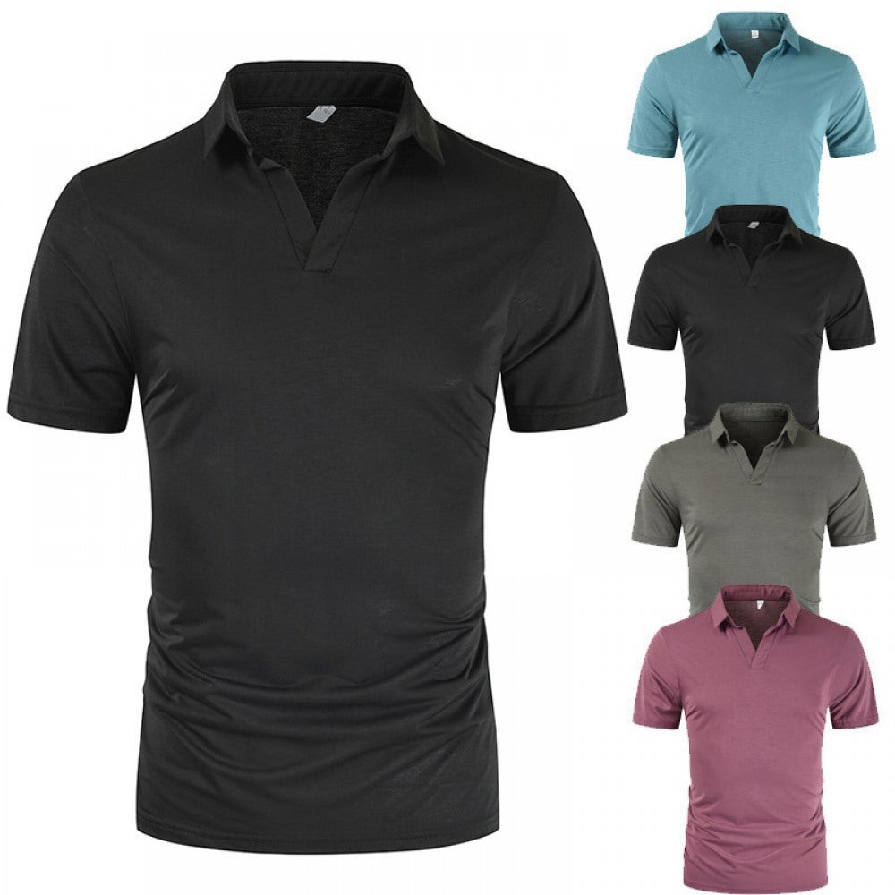 Men's Summer Lapel Plus Size T-Shirt 30