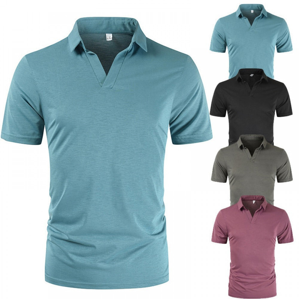 Men's Summer Lapel Plus Size T-Shirt 30