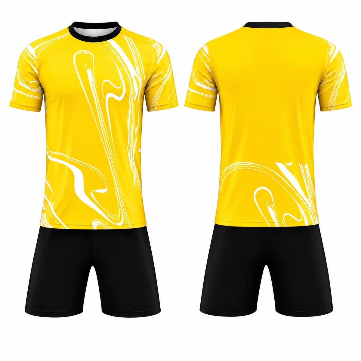 Unisex Breathable Fully Printed Quick-Dry Football Sports Uniform Kit