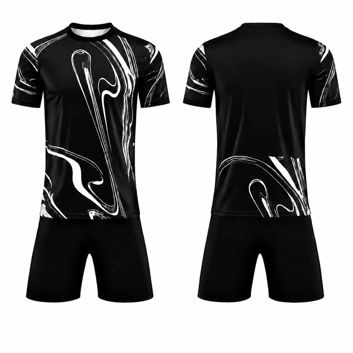 Unisex Breathable Fully Printed Quick-Dry Football Sports Uniform Kit