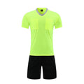 Men's Silk Short-Sleeve V-Neck Soccer Jersey