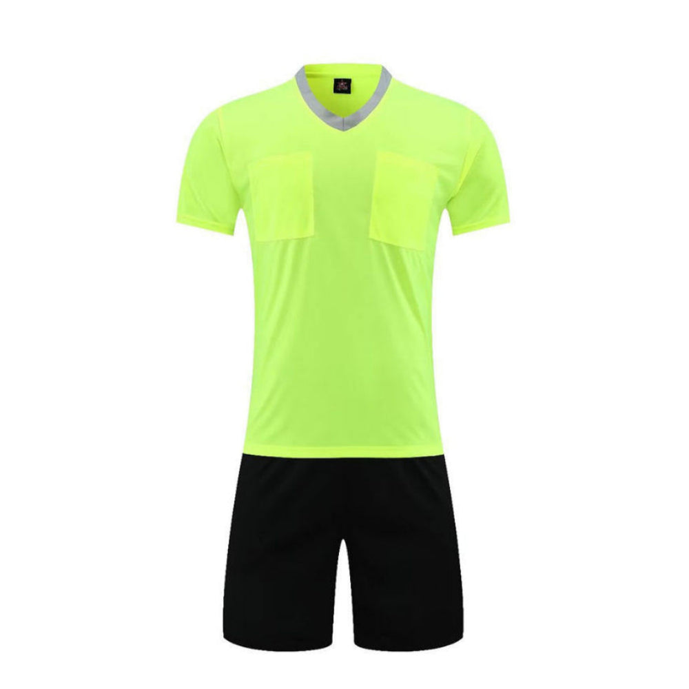 Men's Silk Short-Sleeve V-Neck Soccer Jersey