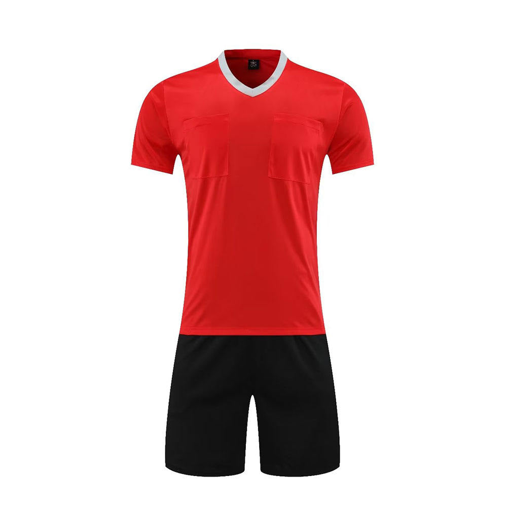 Men's Silk Short-Sleeve V-Neck Soccer Jersey