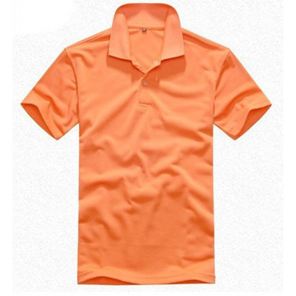 Men's Solid Color  Short-Sleeved T-Shirt