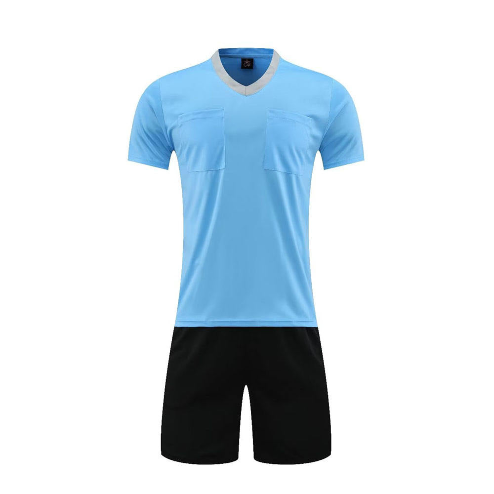 Men's Silk Short-Sleeve V-Neck Soccer Jersey