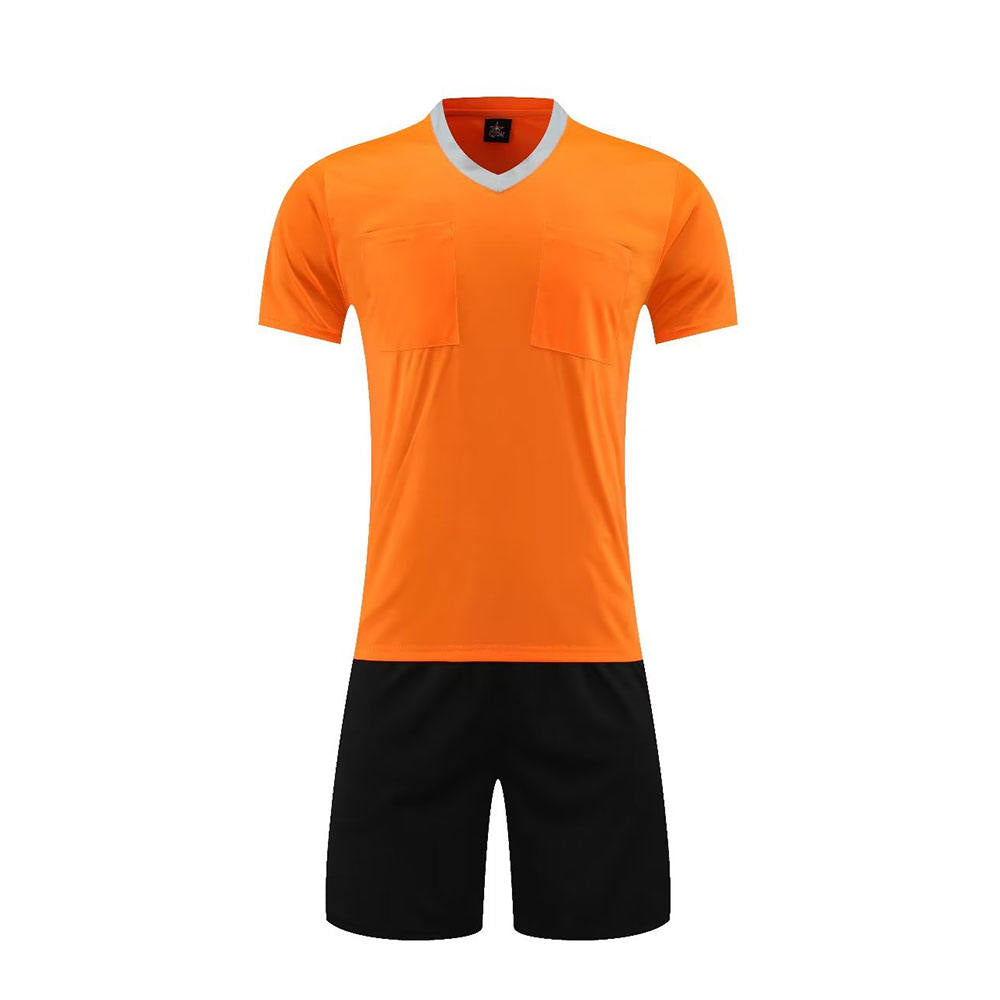 Men's Silk Short-Sleeve V-Neck Soccer Jersey
