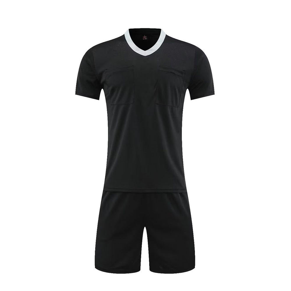 Men's Silk Short-Sleeve V-Neck Soccer Jersey